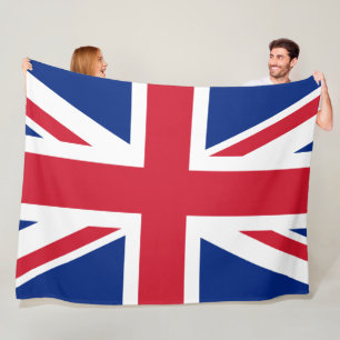 Verenigd Koninkrijk (Britse vlag) (Union Jack) (GB Fleece Deken