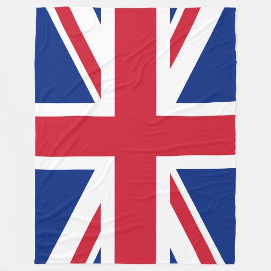 Verenigd Koninkrijk (Britse vlag) (Union Jack) (GB Fleece Deken (Voorkant)