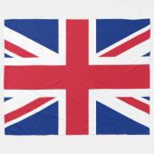 Verenigd Koninkrijk (Britse vlag) (Union Jack) (GB Fleece Deken (Voorkant (Horizontaal))