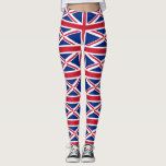 Verenigd Koninkrijk (Britse vlag) (Union Jack) (GB Leggings<br><div class="desc">Dit ontwerp is voorzien van de nationale vlag van het Verenigd Koninkrijk, ook wel bekend als de "Union Jack". De vlag staat ook bekend als de vlag van de Royal Union in Canada. Het dateert uit het begin van de 17e eeuw, toen James I de Engelse en Ierse tongen had...</div>