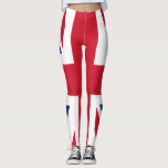 Verenigd Koninkrijk (Britse vlag) (Union Jack) (GB Leggings<br><div class="desc">Dit ontwerp is voorzien van de nationale vlag van het Verenigd Koninkrijk, ook wel bekend als de "Union Jack". De vlag staat ook bekend als de vlag van de Royal Union in Canada. Het dateert uit het begin van de 17e eeuw, toen James I de Engelse en Ierse tongen had...</div>