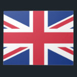 Verenigd Koninkrijk (Britse vlag) (Union Jack) (GB Notitieblok<br><div class="desc">Dit ontwerp is voorzien van de nationale vlag van het Verenigd Koninkrijk, ook wel bekend als de "Union Jack". De vlag staat ook bekend als de vlag van de Royal Union in Canada. Het dateert uit het begin van de 17e eeuw, toen James I de Engelse en Ierse tongen had...</div>