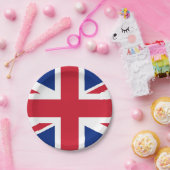 Verenigd Koninkrijk (Britse vlag) (Union Jack) (GB Papieren Bordje (Feest)