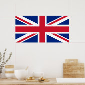 Verenigd Koninkrijk (Britse vlag) (Union Jack) (GB Poster (Keuken)