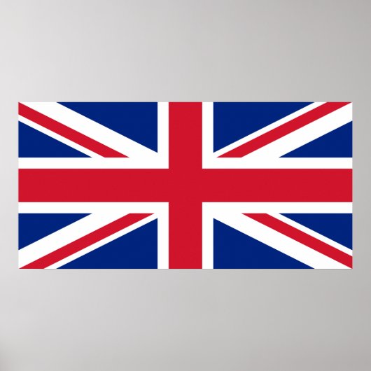Verenigd Koninkrijk (Britse vlag) (Union Jack) (GB Poster (Voorkant)