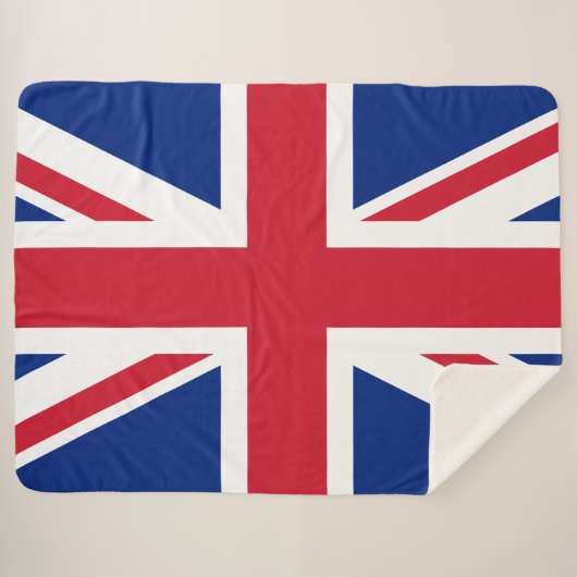 Verenigd Koninkrijk (Britse vlag) (Union Jack) (GB Sherpa Deken (Voorkant (horizontaal))