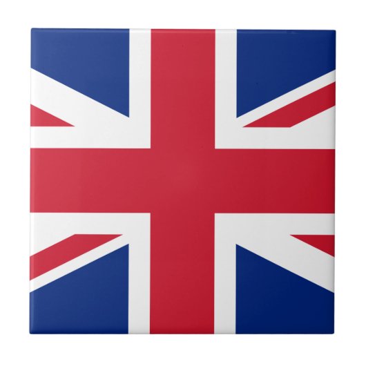 Verenigd Koninkrijk (Britse vlag) (Union Jack) (GB Tegeltje (Voorkant)