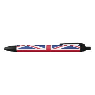 Verenigd Koninkrijk (Britse vlag) (Union Jack) (VK Zwarte Inkt Pen