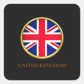 Verenigd Koninkrijk - Britse vlag Vierkante Sticker