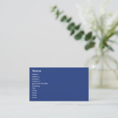 Verenigd Koninkrijk - Business Visitekaartje (Staand voorkant)