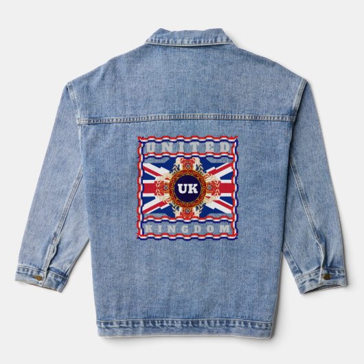 Verenigd Koninkrijk Denim Jacket (Achterkant)