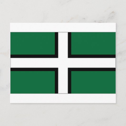 Verenigd Koninkrijk Devon Flag Briefkaart (Voorkant)