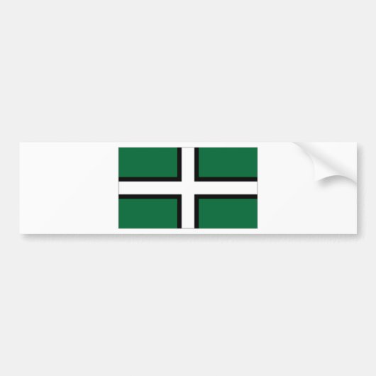 Verenigd Koninkrijk Devon Flag Bumpersticker (Voorkant)