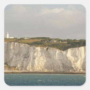 Verenigd Koninkrijk, Dover. De beroemde witte klif Vierkante Sticker