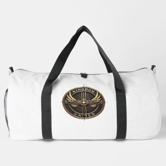 Verenigd Koninkrijk Duffel Bag – Faith in Motion Plunjezak (Achterkant)