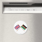 Verenigd Koninkrijk en Kenia gekruiste vlaggen Magneet (Insitu (Vaatwasser))
