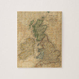 Verenigd Koninkrijk, Engeland, Schotland en Ierlan Legpuzzel