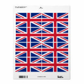 Verenigd Koninkrijk Etiket (Full Sheet)