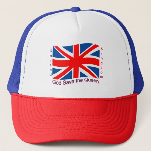 Verenigd Koninkrijk - God Save the Queen Trucker Pet (Voorkant)