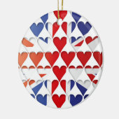 Verenigd Koninkrijk Groot-Brittannië Vlag Hartjes Keramisch Ornament (Links)