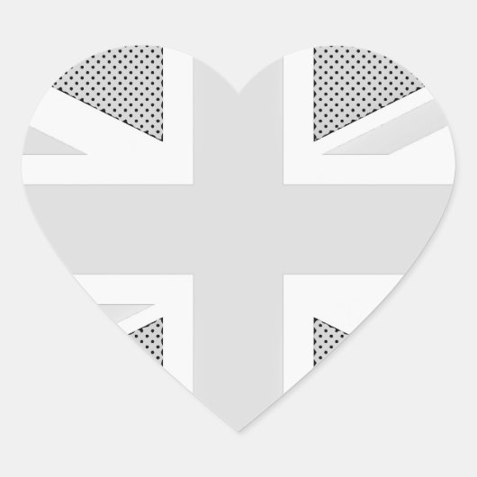 VERENIGD KONINKRIJK HART STICKER (Voorkant)