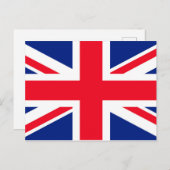 Verenigd Koninkrijk Jack Flag Briefkaart (Voorkant / Achterkant)