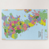 "Verenigd Koninkrijk" Jigzaag Puzzle Legpuzzel (Horizontaal)