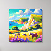 Verenigd Koninkrijk Jurassic Coast canvas print (Voorkant)