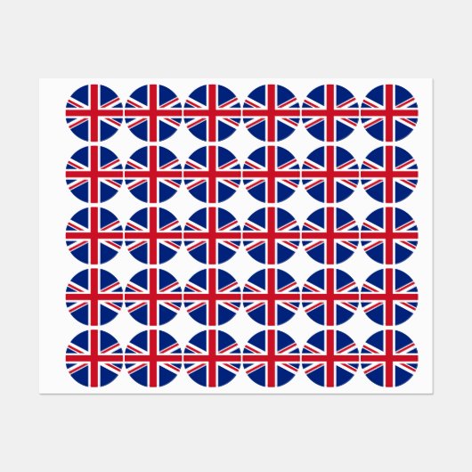Verenigd Koninkrijk Labels (Vel)