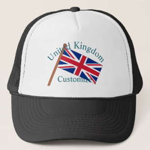 Verenigd Koninkrijk Land Vlag Thunder_Cove Trucker Pet