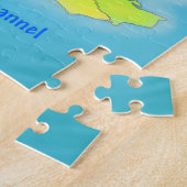 Verenigd Koninkrijk Leuke kaart Legpuzzel (Zijkant)
