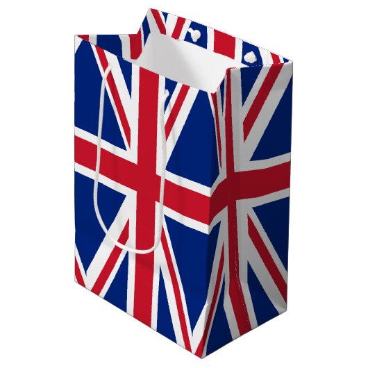 Verenigd Koninkrijk Medium Cadeauzakje (Voorkant Gekanteld)
