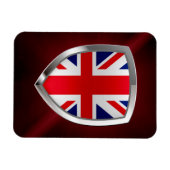Verenigd Koninkrijk Metallic Emblem Magneet (Horizontaal)