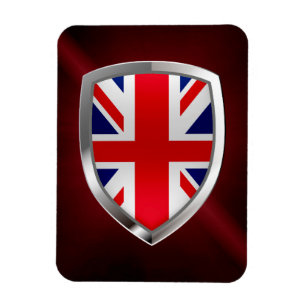 Verenigd Koninkrijk Metallic Emblem Magneet