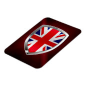 Verenigd Koninkrijk Metallic Emblem Magneet (Linkerzijde)