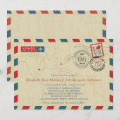 Verenigd Koninkrijk / Michigan USA Airmail | Bruil Kaart (Voorkant / Achterkant)