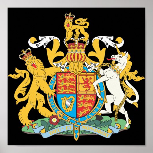 Verenigd Koninkrijk nationaal embleem Poster (Voorkant)