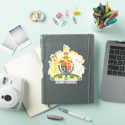 verenigd koninkrijk nationaal wapenschild patriott sticker (iPad Cover)