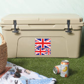 Verenigd Koninkrijk National Flag Contour Sticker (Koeler)