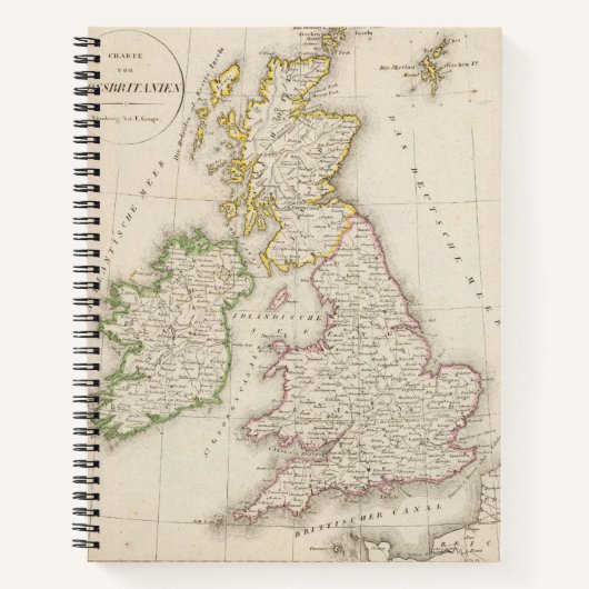 Verenigd Koninkrijk Notitieboek (Voorkant)
