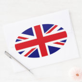 VERENIGD KONINKRIJK OVALE STICKER (Envelop)