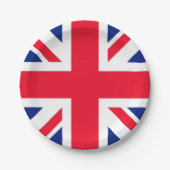 Verenigd Koninkrijk Papieren Bordje (Voorkant)