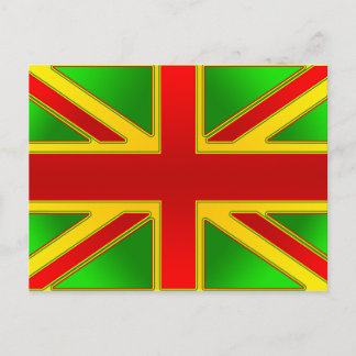 Verenigd Koninkrijk Reggae Rasta Reggae Britse vla Briefkaart