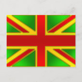Verenigd Koninkrijk Reggae Rasta Reggae Britse vla Briefkaart (Voorkant)