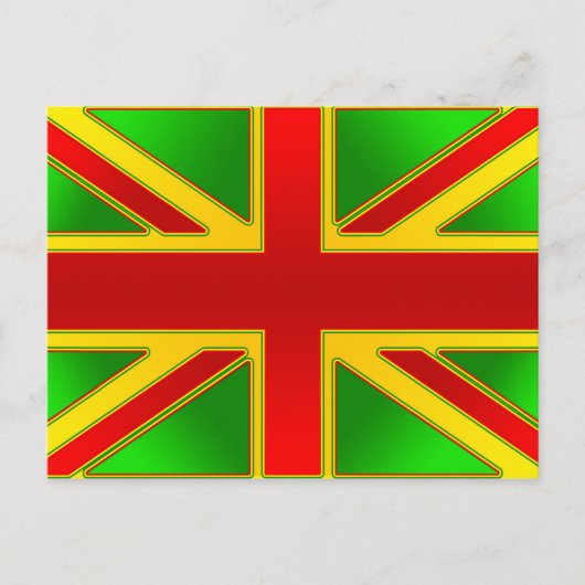 Verenigd Koninkrijk Reggae Rasta Reggae Britse vla Briefkaart (Voorkant)