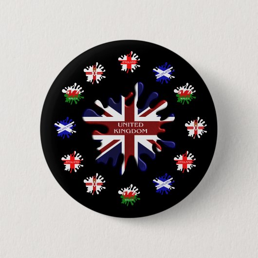 Verenigd Koninkrijk Ronde Button 5,7 Cm (Voorkant)