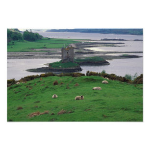 Verenigd Koninkrijk, Schotland, Isle of Skye, oud Foto Afdruk