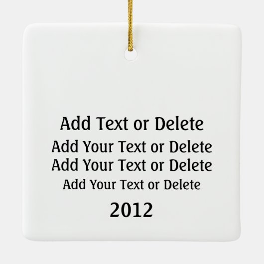 Verenigd Koninkrijk Square Ornament (Achterkant)