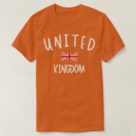 Verenigd Koninkrijk T-shirt (Design voorkant)