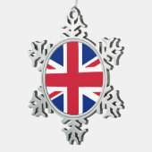 Verenigd Koninkrijk Tin Sneeuwvlok Ornament (Rechts)